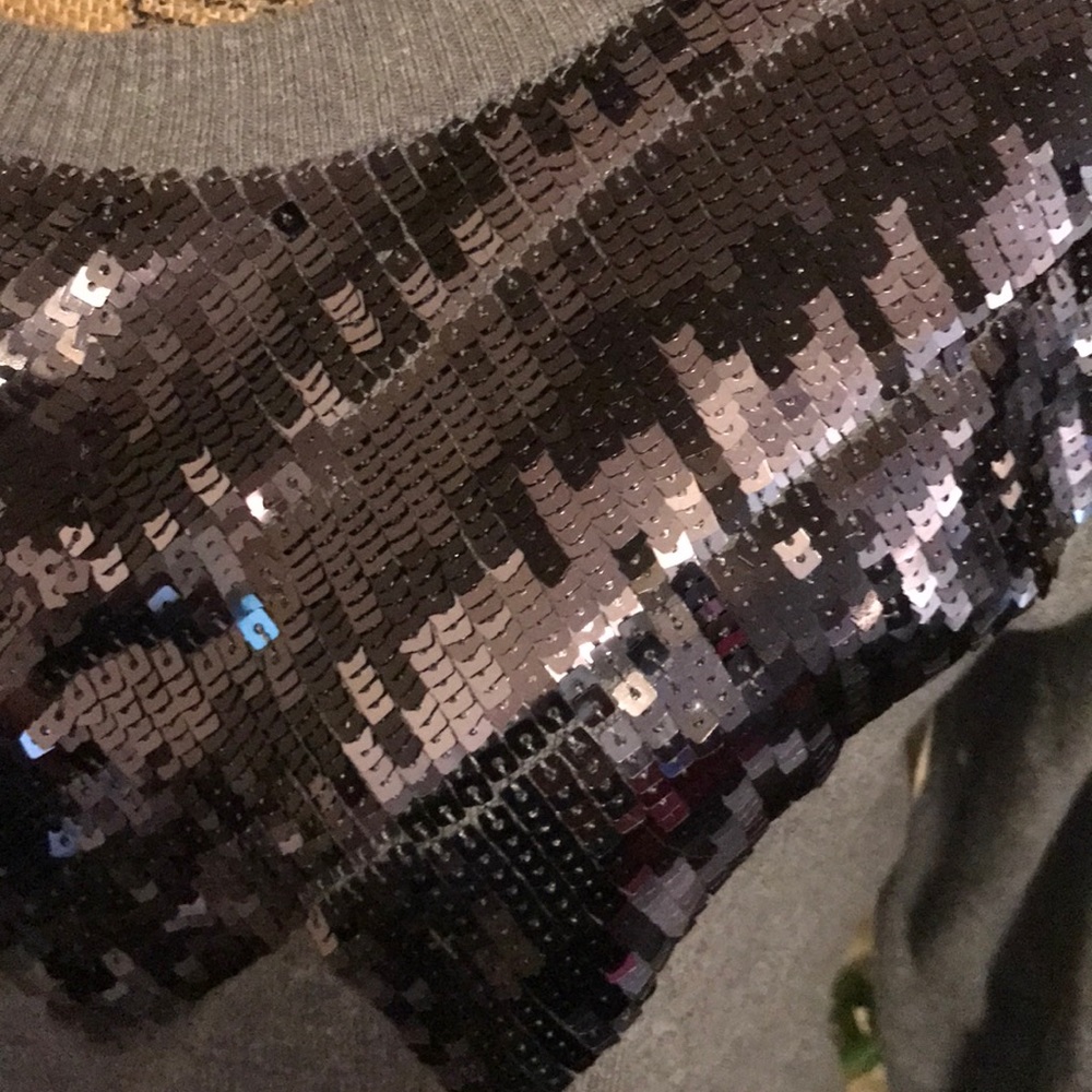 Express Sequined Sweater/Top - Picture 3 of 6